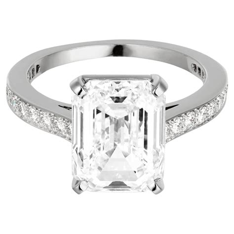 cartier emerald cut solitaire 1895.